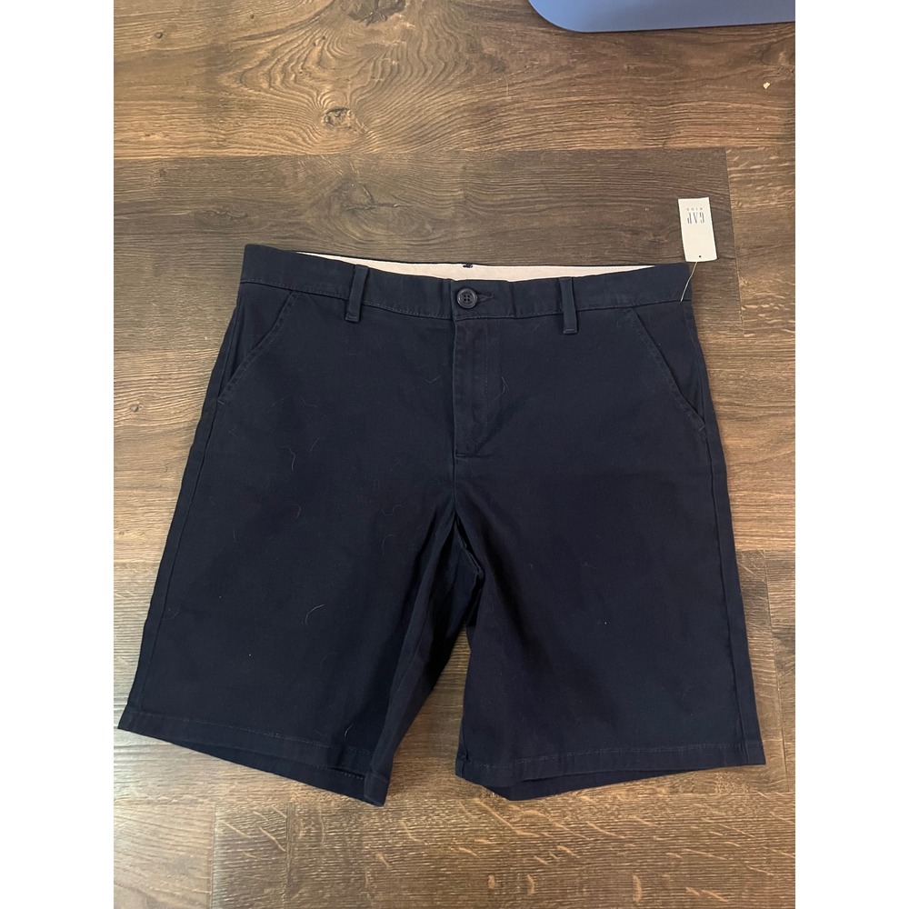 Gap Kids Girls Navy Blue Chino Shorts Size 14 Plus Organic Cotton 960756-00-2